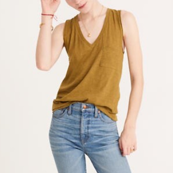 Madewell Tops - New with tags Madewell whisper cotton V-neck tank